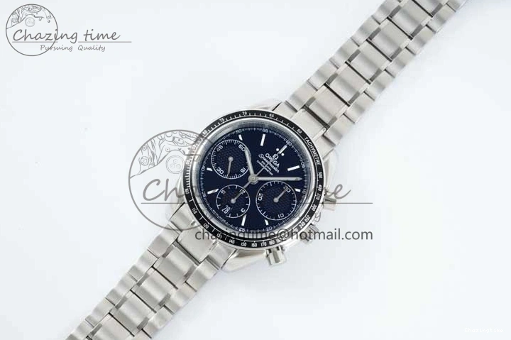 0503 Speedmaster Racing Master SS HKF Best Edition Black Dial on SS Bracelet A Versatile 7810